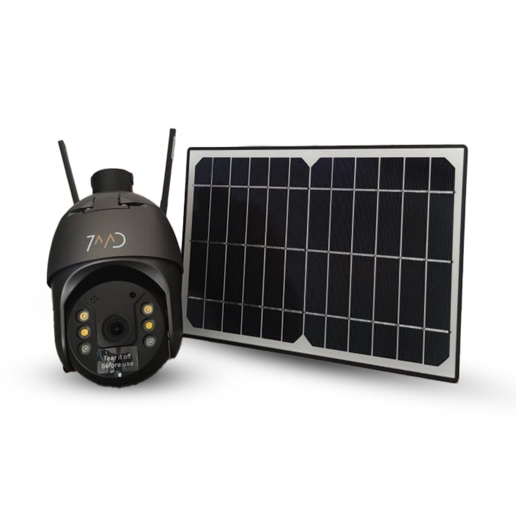 防犯カメラ Solar Energy Alert PTZ Camera 4G Solar Alert Smart PTZ Camera — AvatarControls